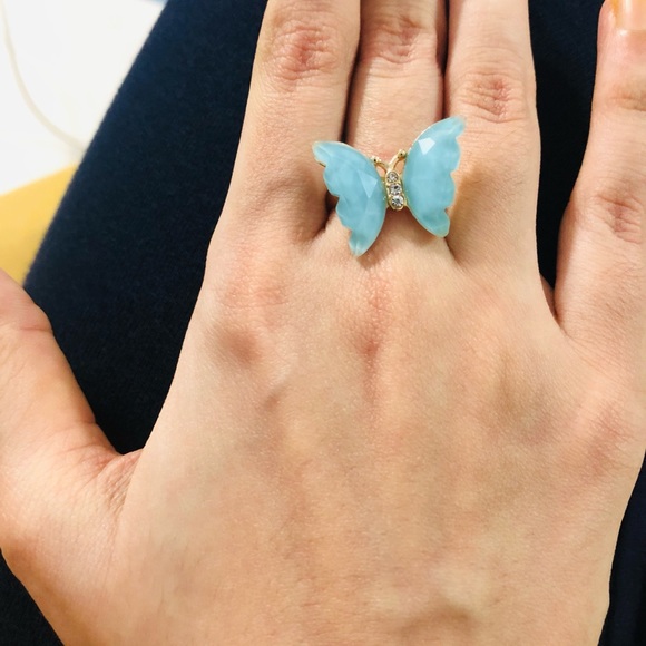 Butterfly ring ethnic wear - Picture 6 of 11